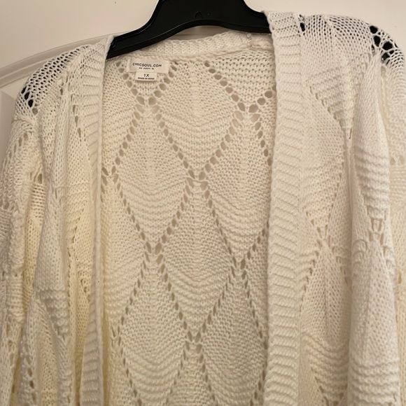 NEW Chic Soul Eat, Drink, And Be Cozy Cardigan - Picture 6 of 7